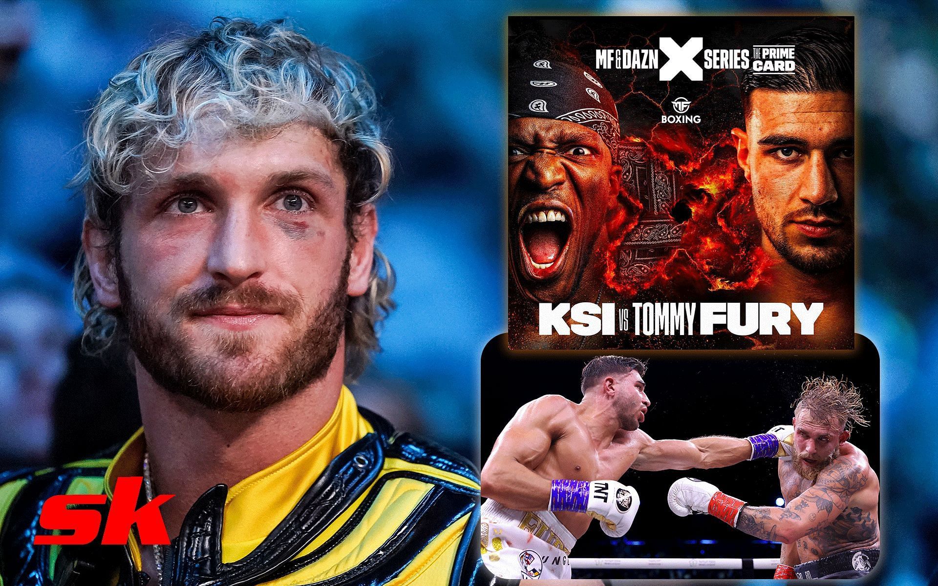 Logan Paul eyes Tommy Fury boxing clash [Images via @ksi on Instagram]
