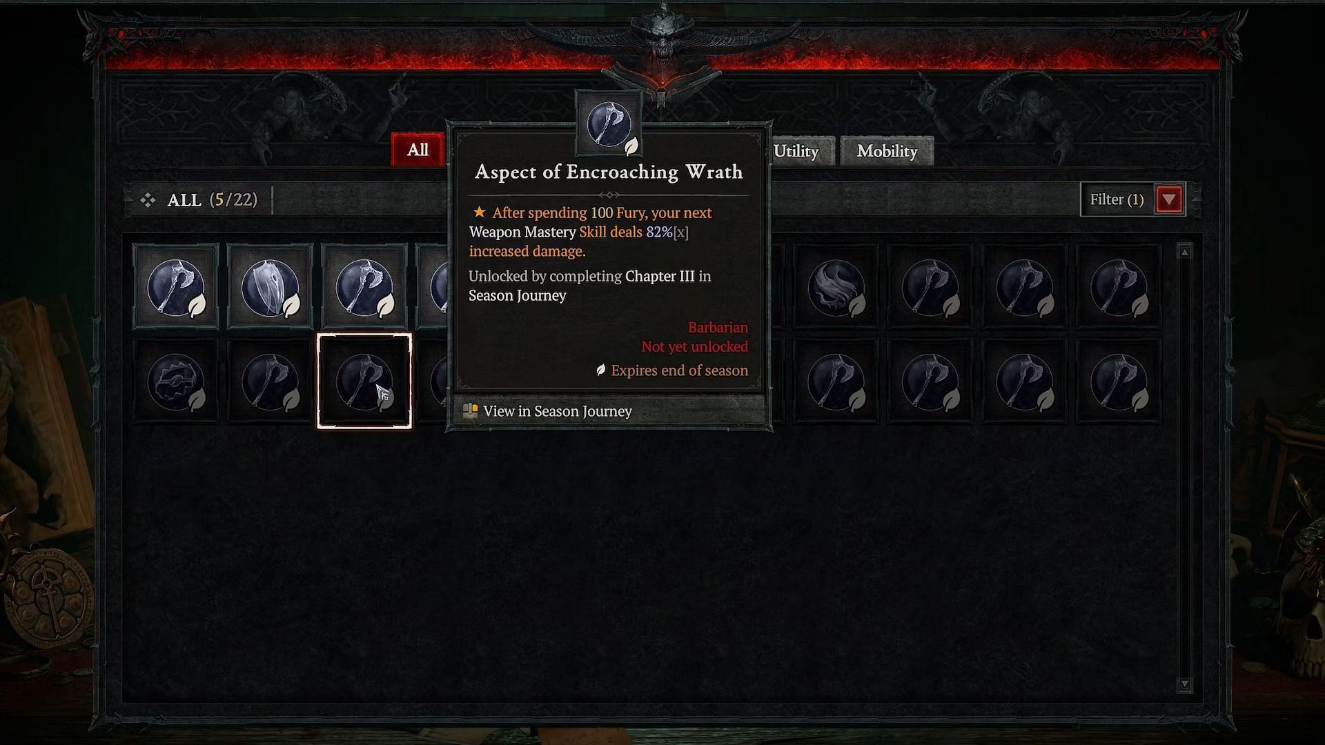 Weapon mastery skills deal increased damage (Image via Diablo 4)