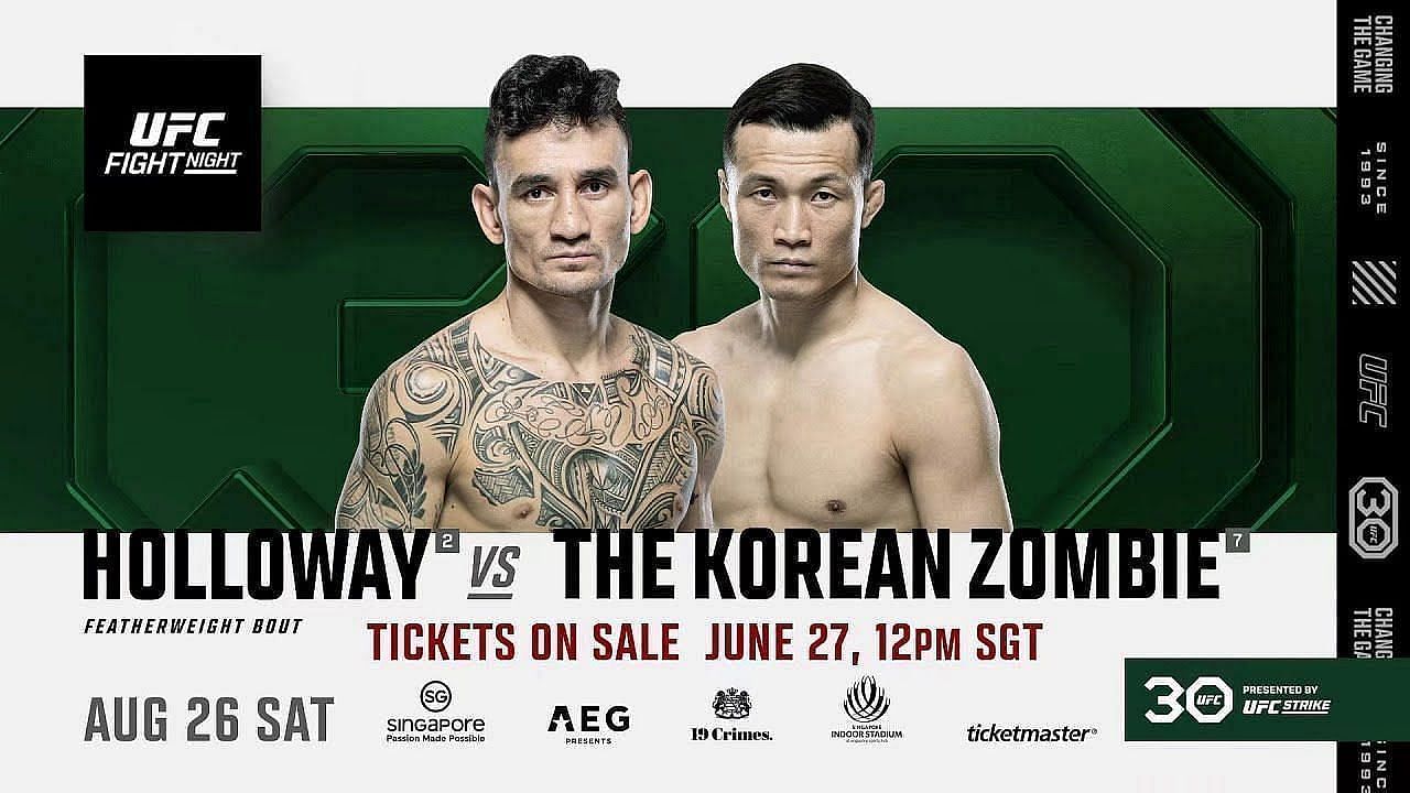 The Korean Zombie Next Fight Opponent, Date, Venue