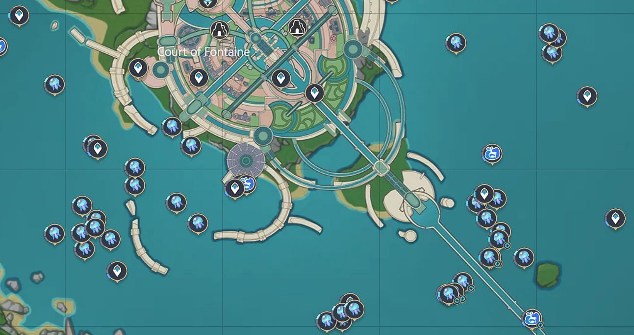 Tidalga is located underwater (Image via HoYoverse)