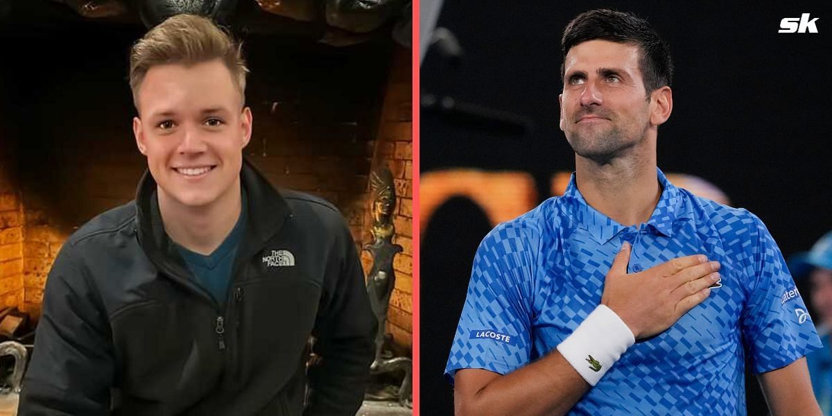 Novak Djokovic was impressed by a recent song that famous vlogger Justus Reed wrote for him