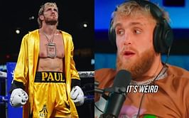 Logan Paul and Jake Paul exchange emotional words over WWE star’s viral reaction during Nate Diaz victory announcement
