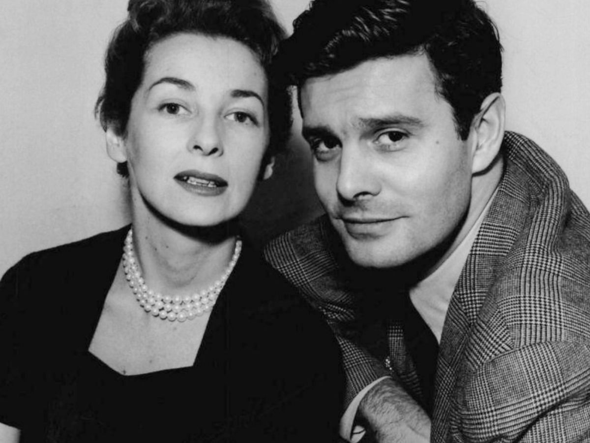 A still of Felicia Montealegre Bernstein and one of her co-actors Louis Jourdan (Image Via Wikimedia Commons)