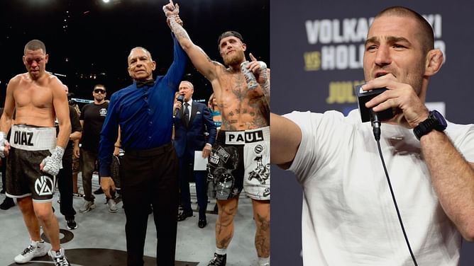 "Clown show continues" - Sean Strickland left unimpressed with Jake Paul's win over 'old, a little brain dead' Nate Diaz