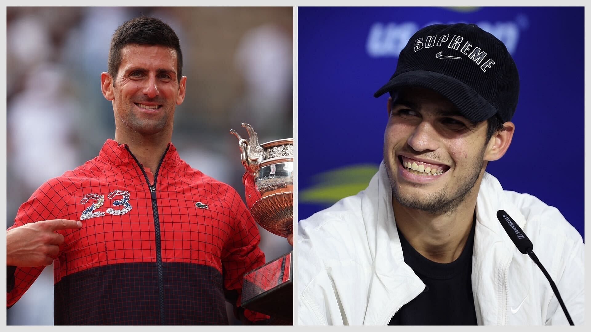 Novak Djokovic Carlos Alcaraz US Open 2023 World No.1 ranking