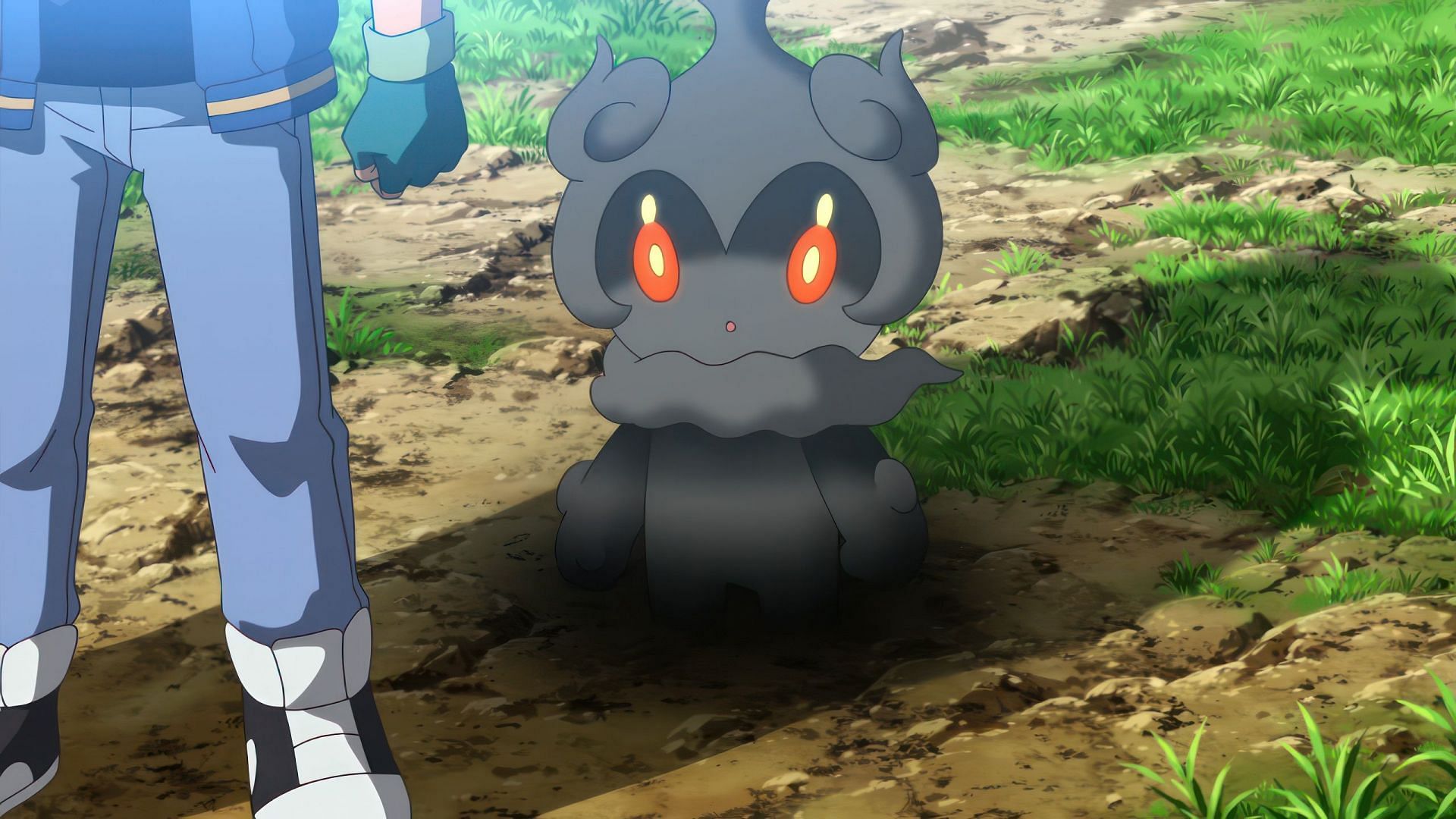 Marshadow as seen in the anime (Image via The Pokemon Company)