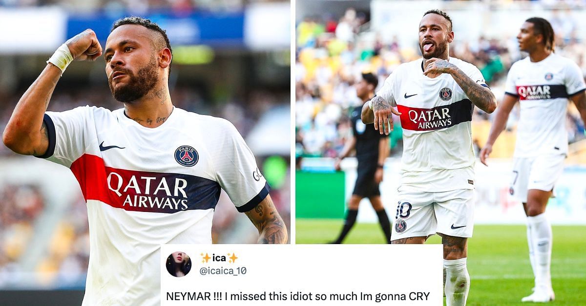 Neymar starred in PSG