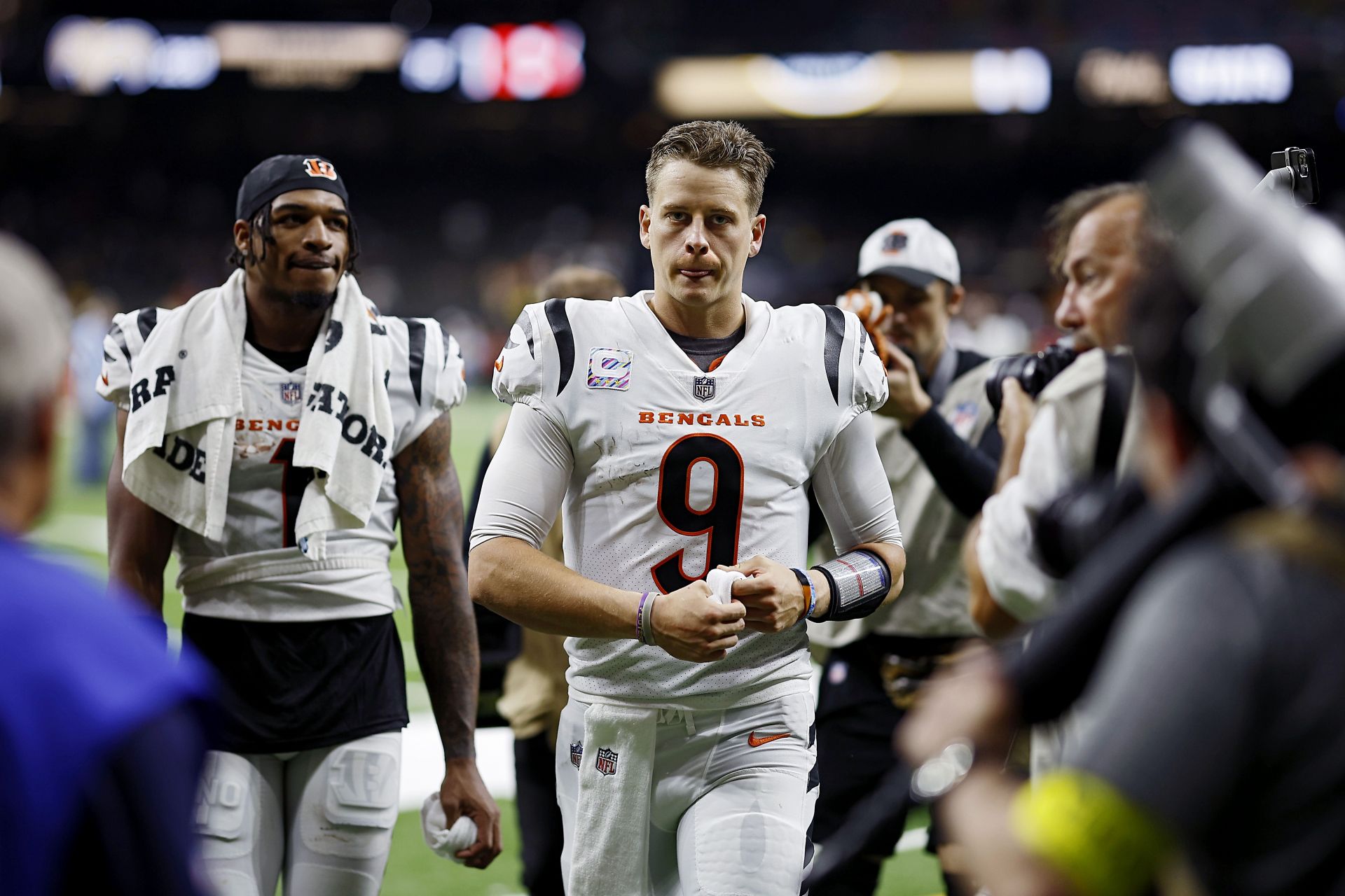 JA'MARR CHASE FLASHES IN BENGALS TRAINING CAMP W/ JOE BURROW 