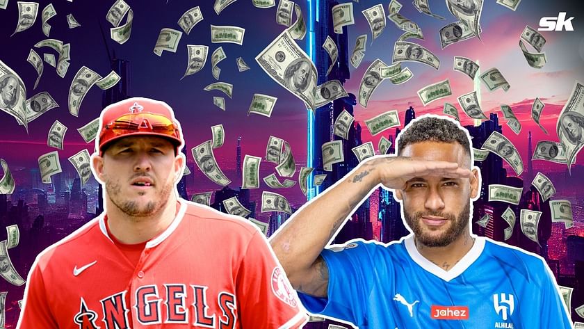 Does Mike Trout's $426,500,000 contract eclipse Neymar's Al Hilal deal?  Soccer star's SPL offer compared with MLB's top earner