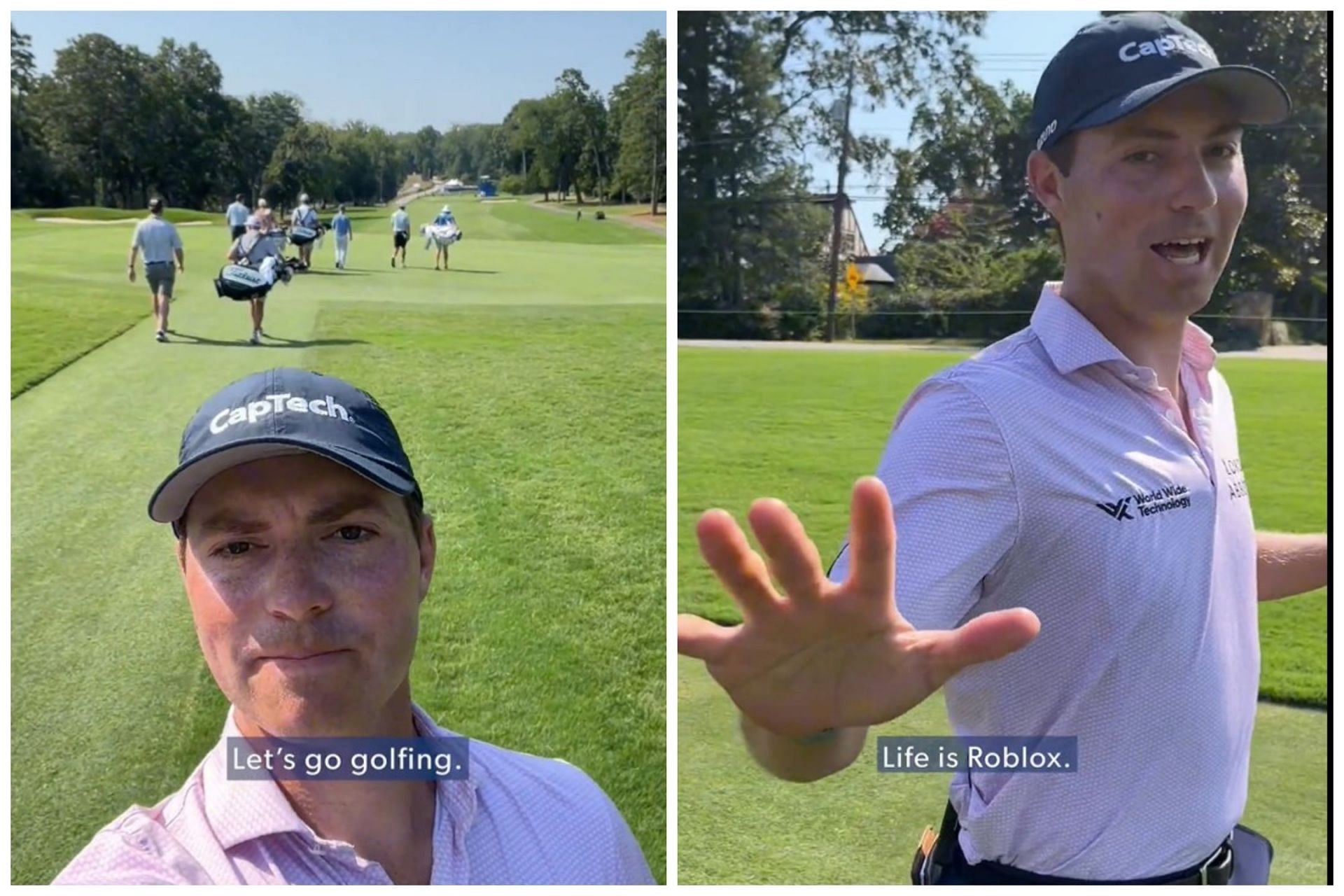 Ben Griffin impersonated Ben Griffin ahead of the Wyndham Championship (Image via Twitter.com/PGATour)