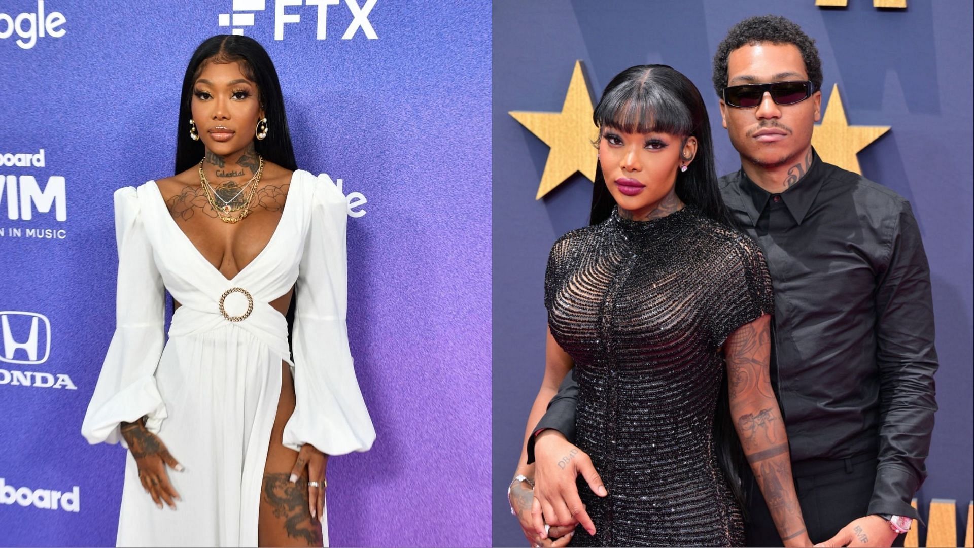 Summer Walker mocks Lil Meech after alleged cheating scandal emerged. (Images via Getty Images)