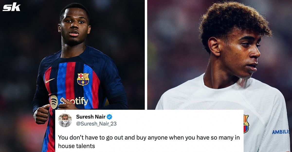 Fans on Twitter react to Barcelona