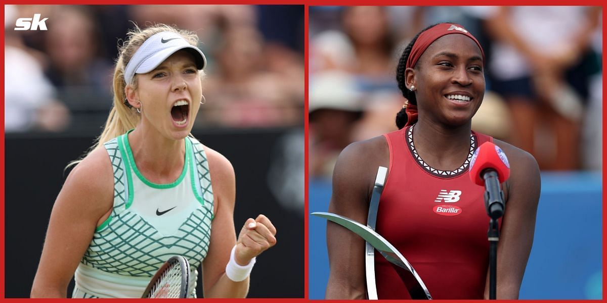 Katie Boulter and Coco Gauff will locks horn at at the 2023 Canadian Open