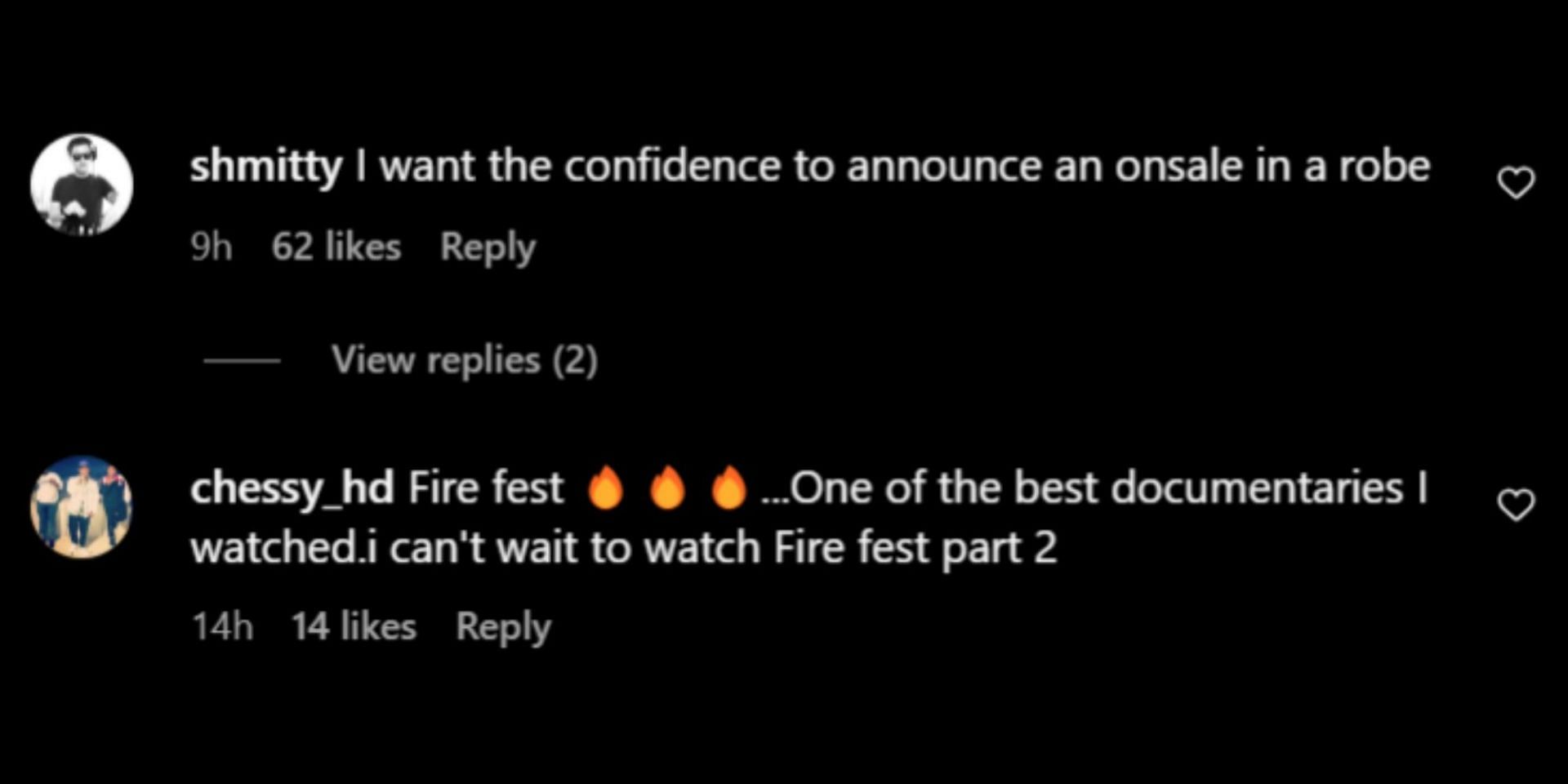 Billy McFarland&#039;s announcement for the return of the Fyre music festival sparks hilarious reactions online. (Image via Instagram/@pyrtbilly)