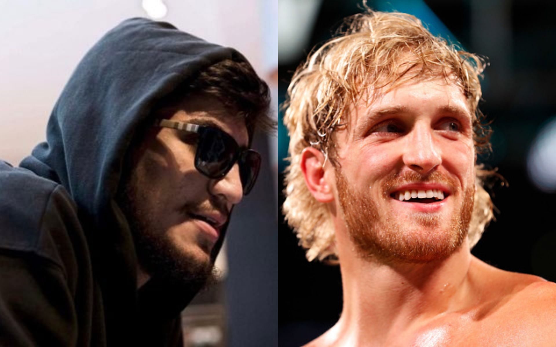 Dillon Danis (left) [image courtesy of @dillondanis/Twitter]; Logan Paul (right)