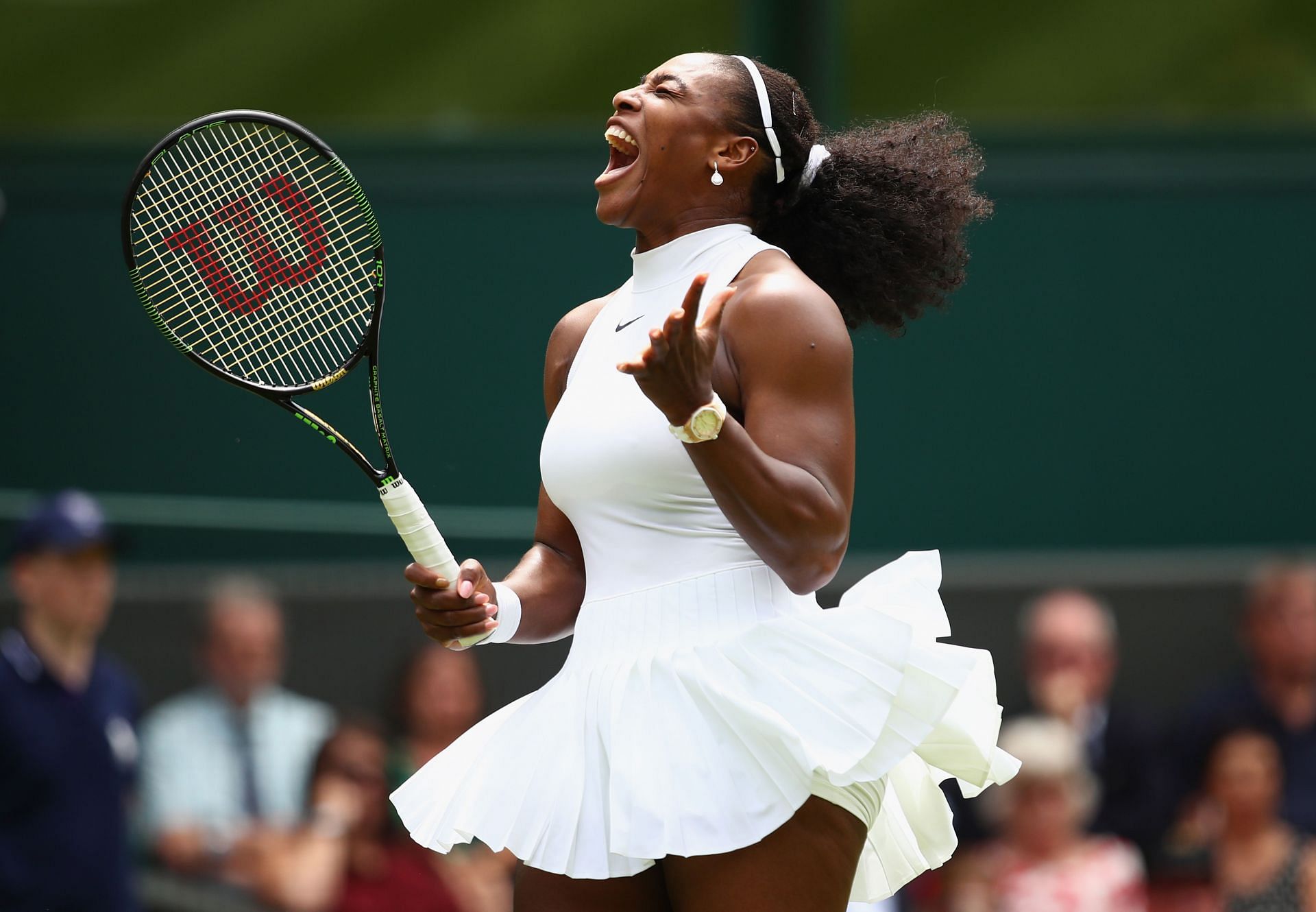Serena Williams at the 2016 Wimbledon Championships
