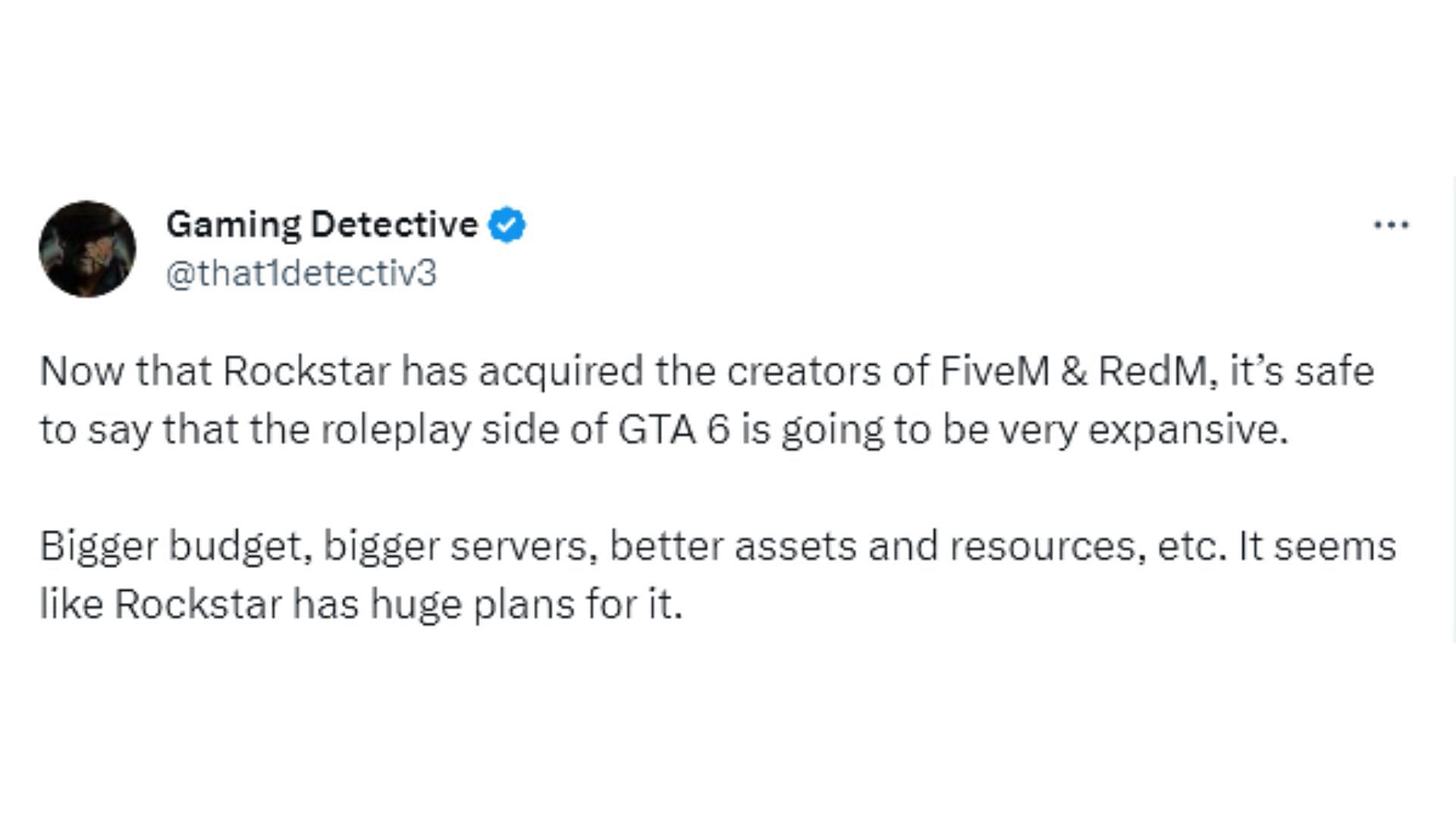 Rockstar acquires GTA 5 roleplay devs Cfx.re - The group is behind GTA and  Red Dead's most popular tools : r/XboxSeriesX