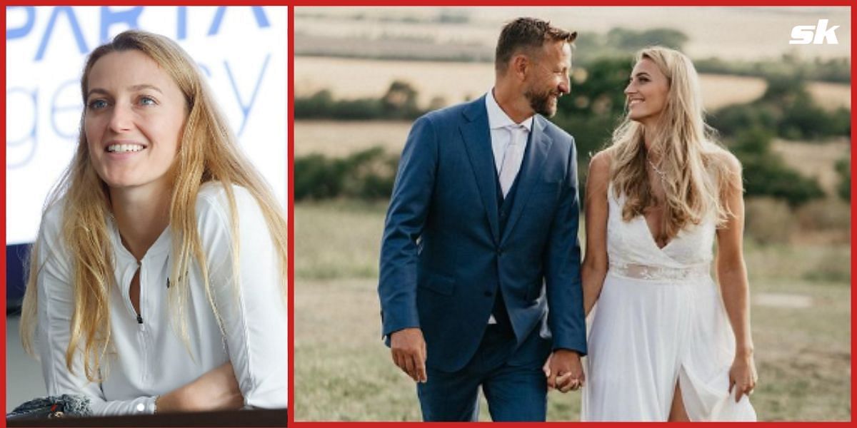 Petra Kvitova tied the knot with Jiri Vanek in July.