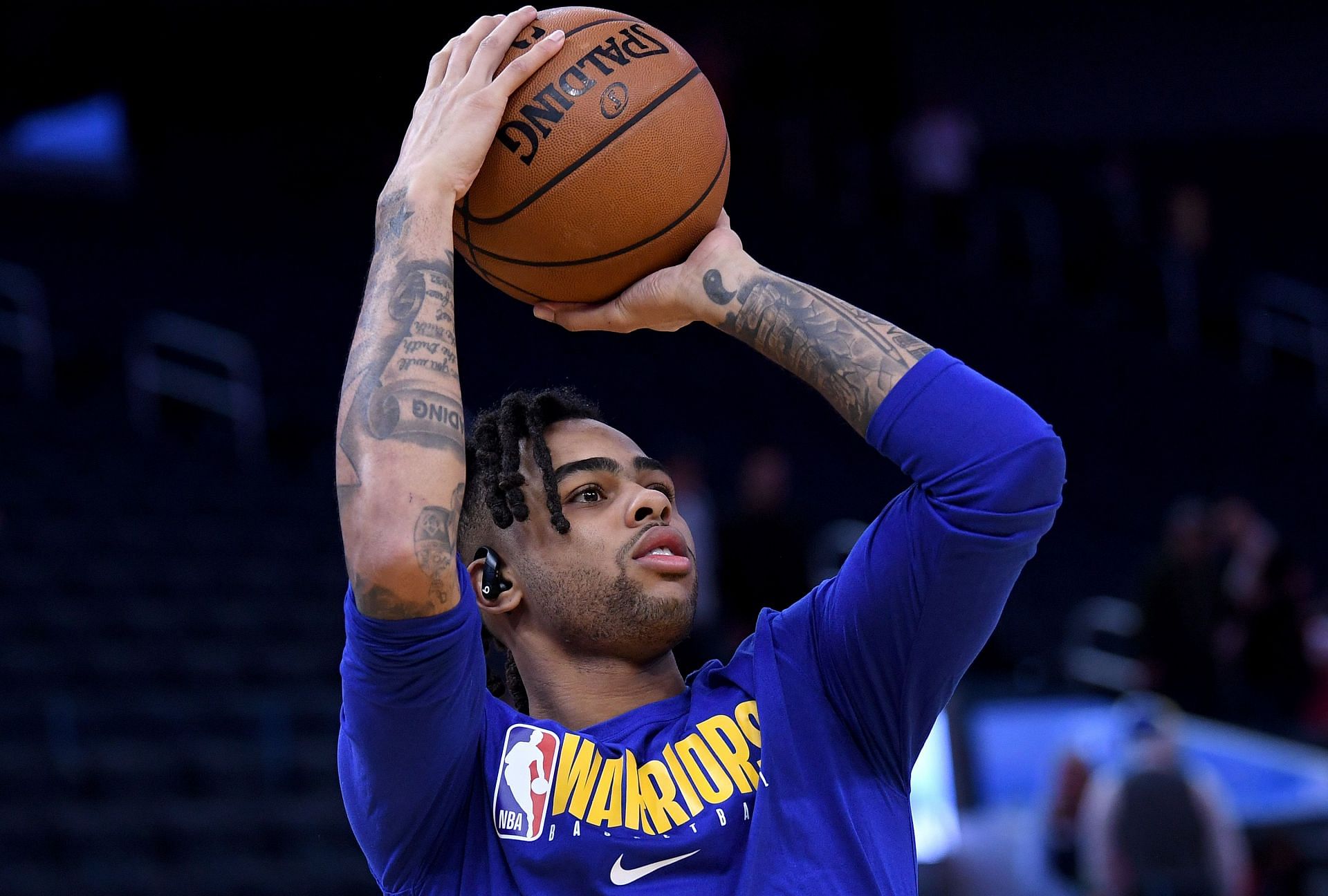 Former Golden State Warriors combo guard D&#039;Angelo Russell