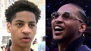 Watch: Kiyan Anthony dominates as he schools father Carmelo Anthony on the basketball court