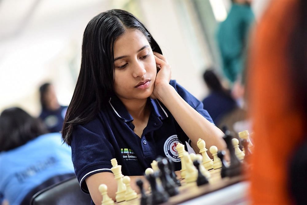 Women Grandmaster Divya Deshmukh (Image via Chess Association Kolhapur)