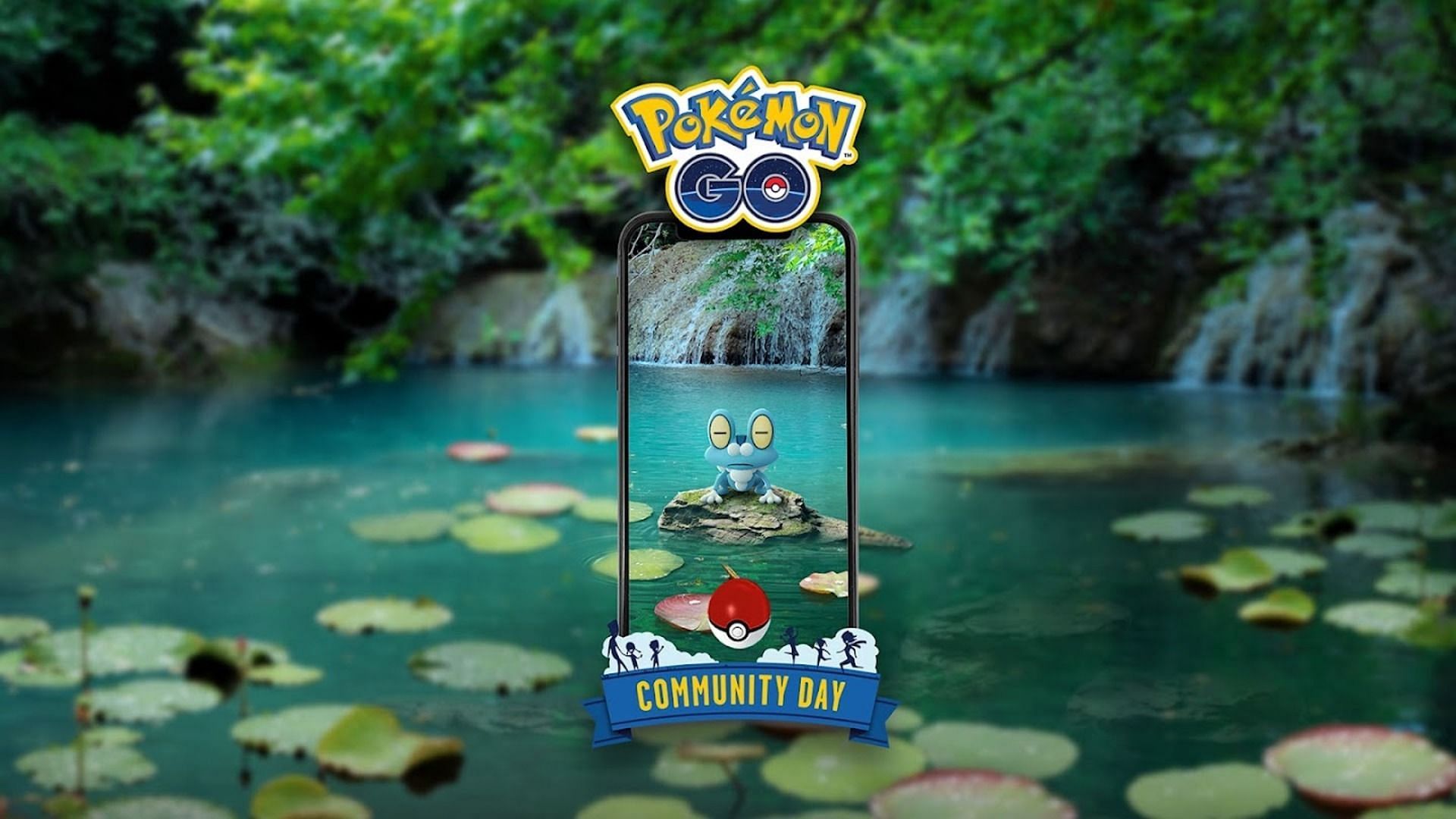 Official artwork for the Froakie Community Day (Image via Niantic)