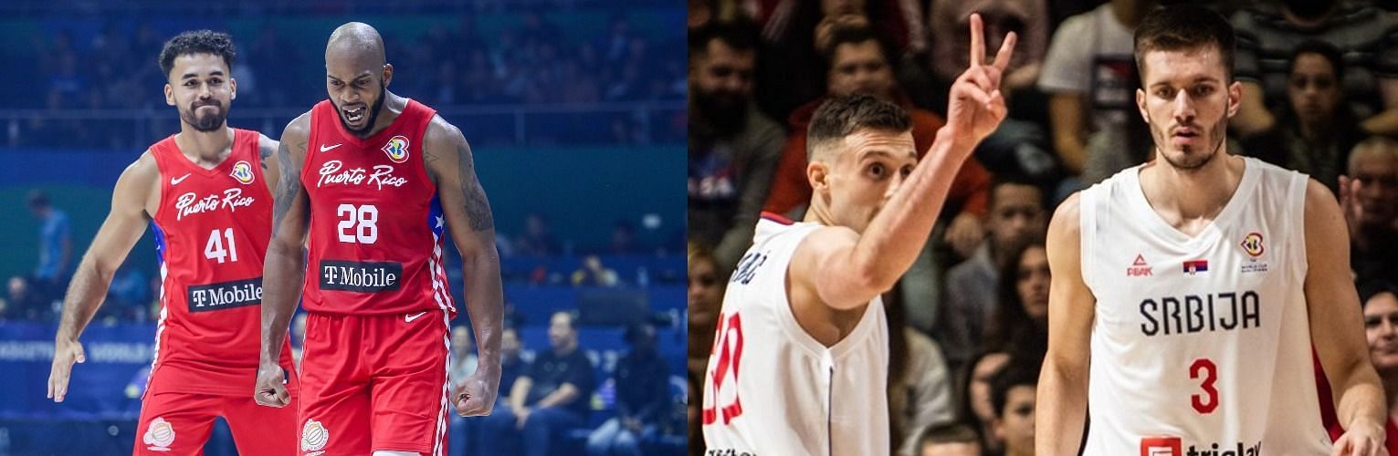 Puerto Rico vs. Serbia in the 2023 FIBA World Cup