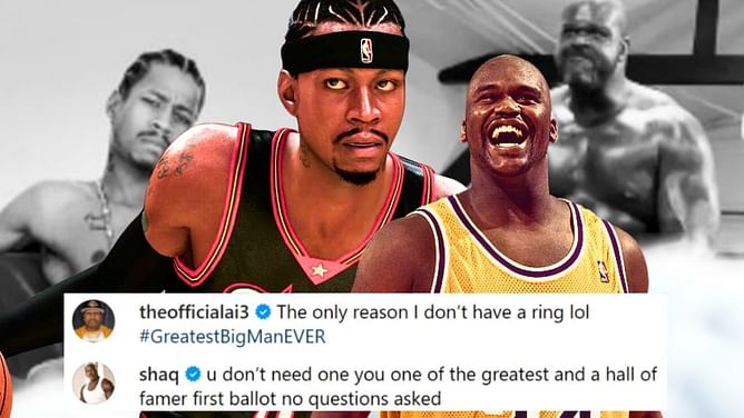 “Hall of Famer first ballot no questions asked” – Shaquille O'Neal's epic response to Allen Iverson talking about ringless career
