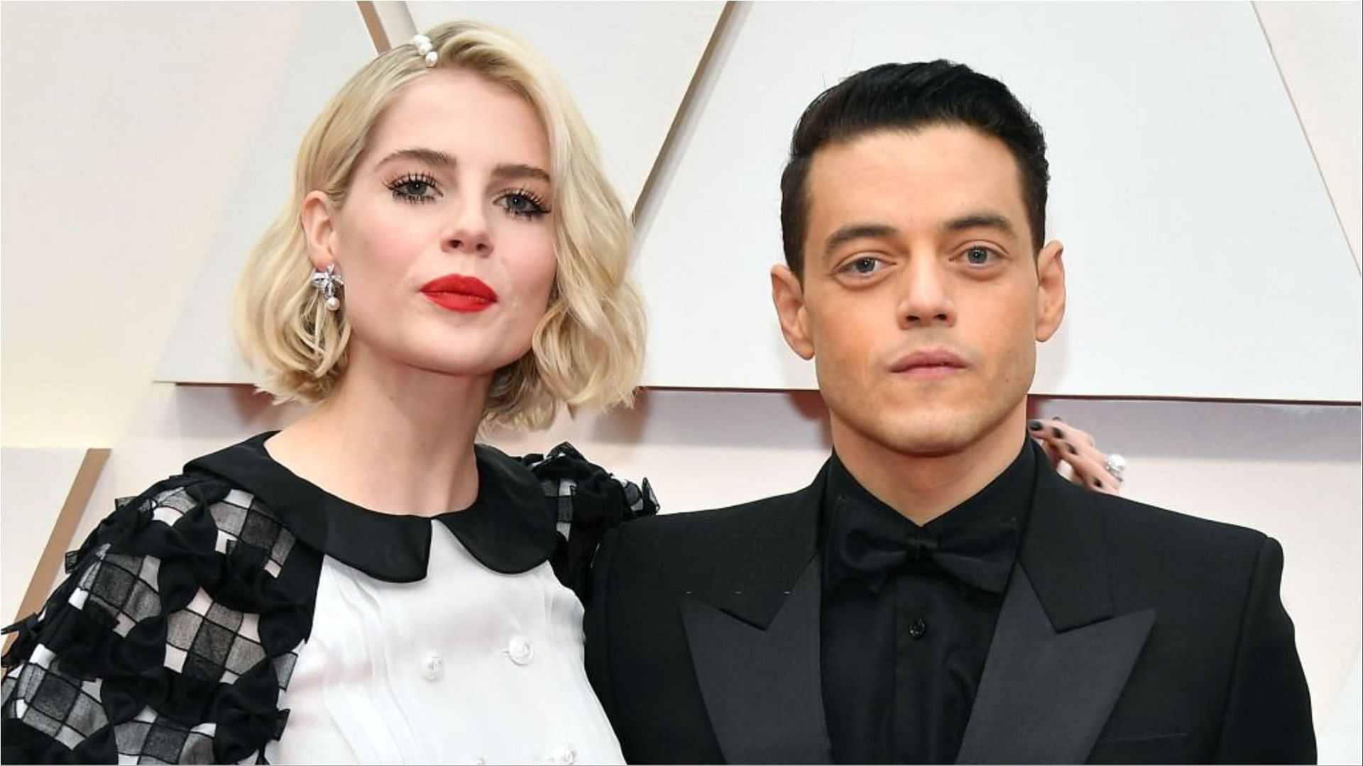 Rami Malek and Lucy Boynton had been romantically linked since 2018 (Image via Amy Sussman/Getty Images)