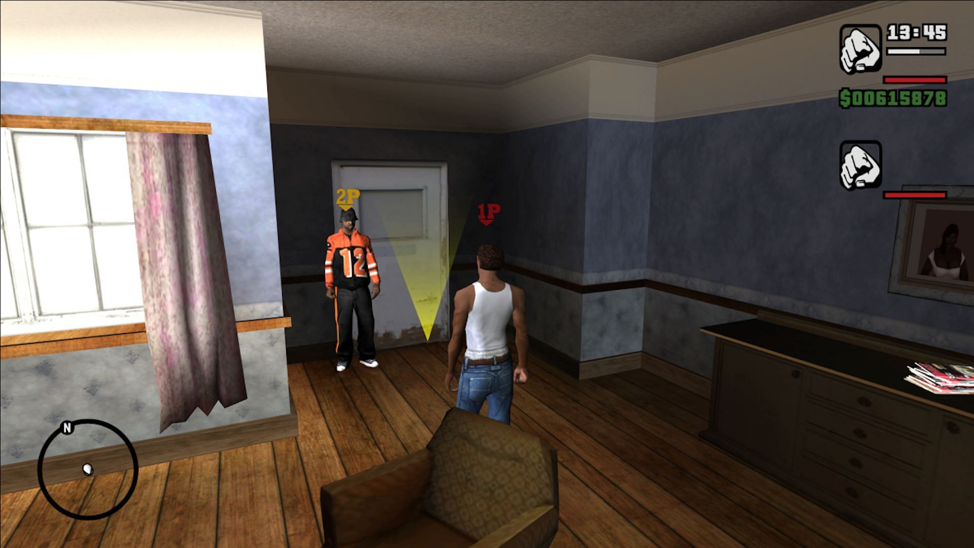 Blog do San Andreas: 2 Player mode GTA San Andreas PS2