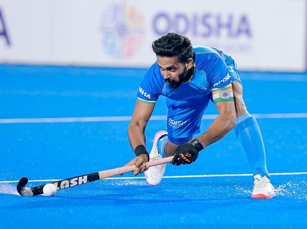 Indian Hockey Team captain Harmanpreet Singh (PC: Hockey India)