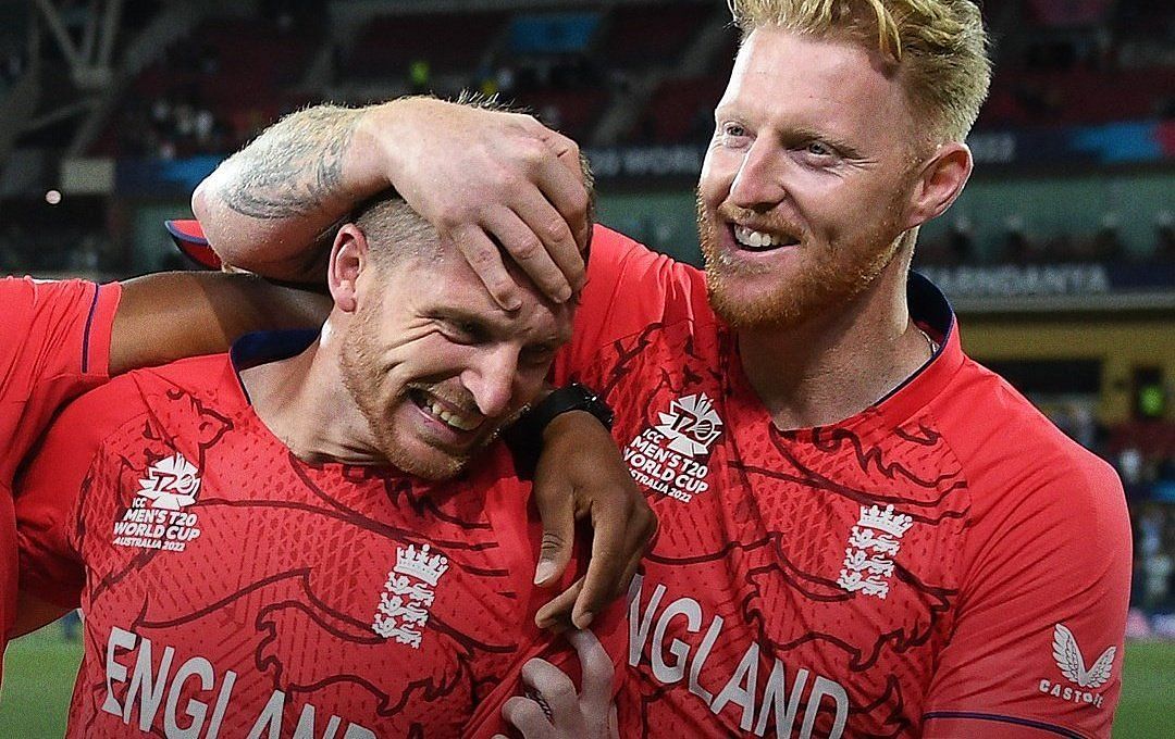 Jos Buttler and Ben Stokes. (Image Credits: Twitter)