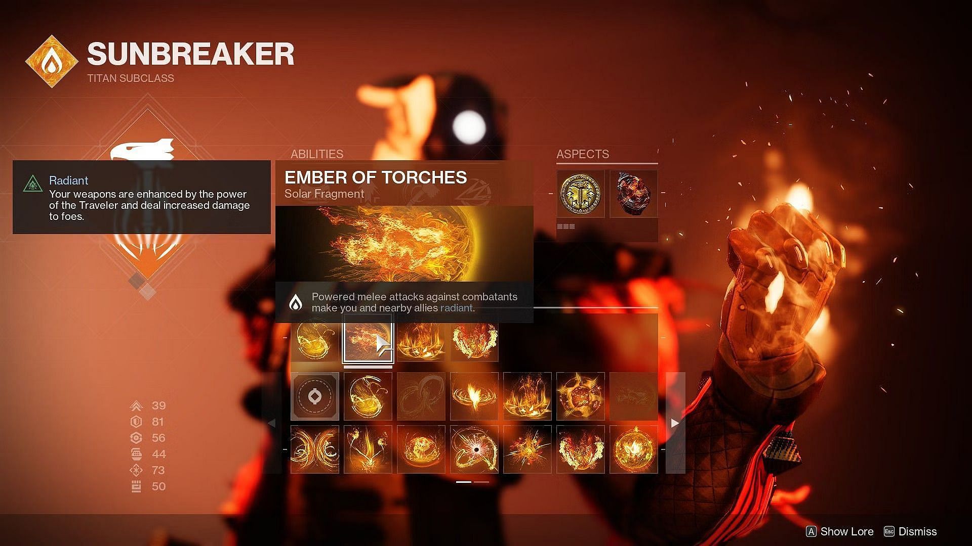 Ember of Torches is ideal for melee-focused builds (Image via Destiny 2)
