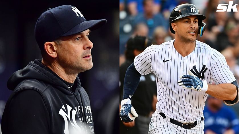 Giancarlo Stanton: New York Yankees manager Aaron Boone issues