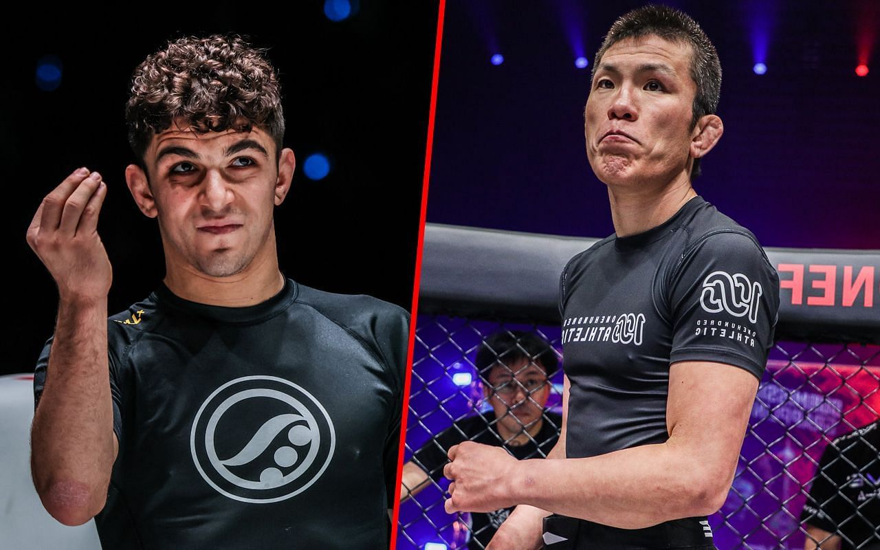 Mikey Musumeci (Left) faces Shinya Aoki (Right) at ONE Fight Night 15