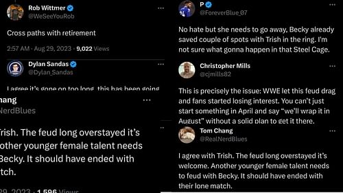Fans reactions to the quote
