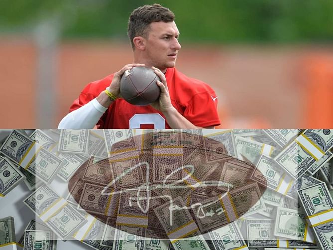 $30,000 worth Johnny Manziel autographs once served as the former Texas A&M star QB's primary income during his college days