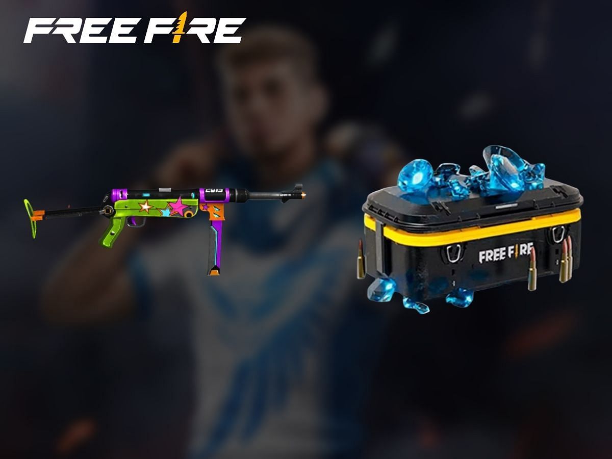 You can get free gun skins and diamonds in Free Fire (Image via Garena)