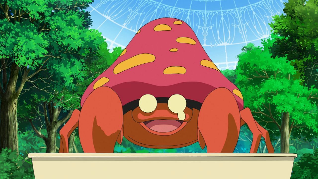 Parasect as seen in the anime (Image via The Pokemon Company)