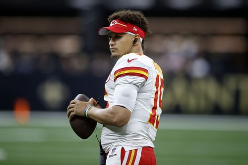 Patrick Mahomes at Kansas City Chiefs v New Orleans Saints