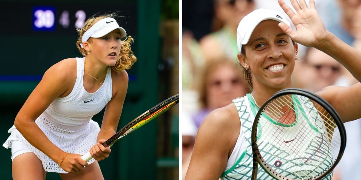 Keys defeated Mirra Andreeva in the fourth round of Wimbledon
