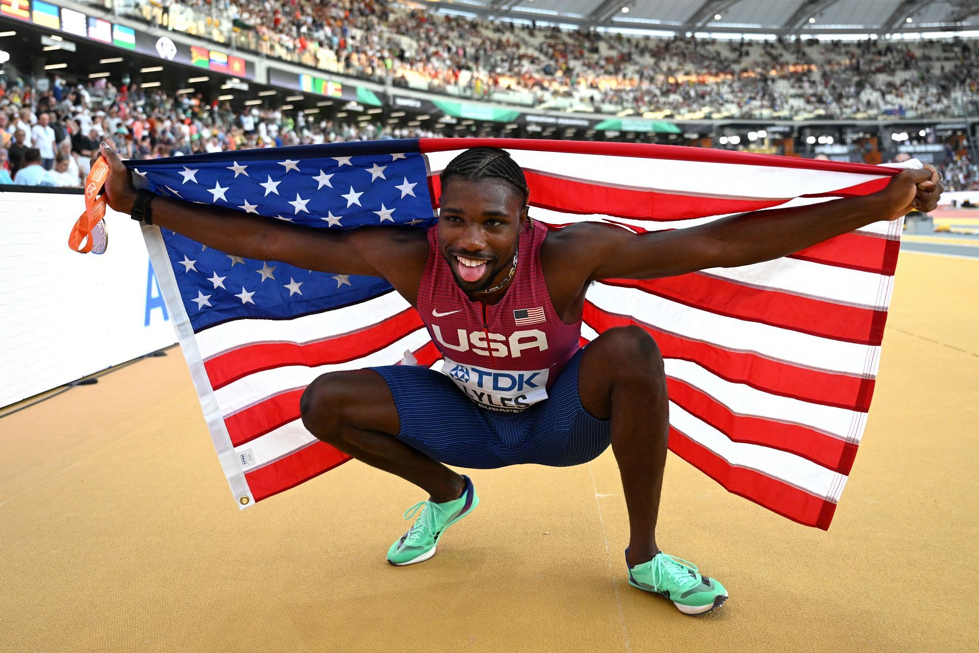 Noah Lyles explains the nasty golf cart collision that involved him and ...