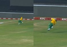 [WATCH] Temba Bavuma plucks stunning catch to send Tim David back in 1st SA vs AUS T20I
