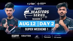 BGMI Masters Series 2023 matches today (12 August): List of all games and teams