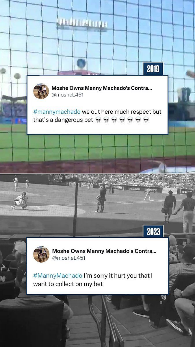 Dodgers Fan Asks Manny Machado To Pay Up On His Bet 4 Years Later