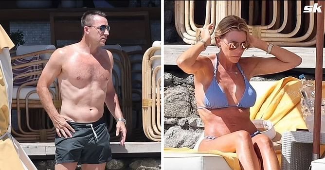 Chelsea legend John Terry enjoys holiday in Mykonos as wife Toni hits beach in blue bikini