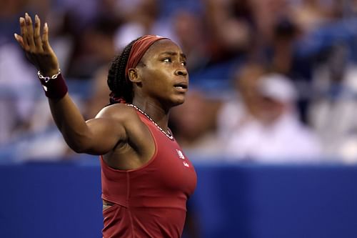 Coco Gauff at the 2023 Citi Open.