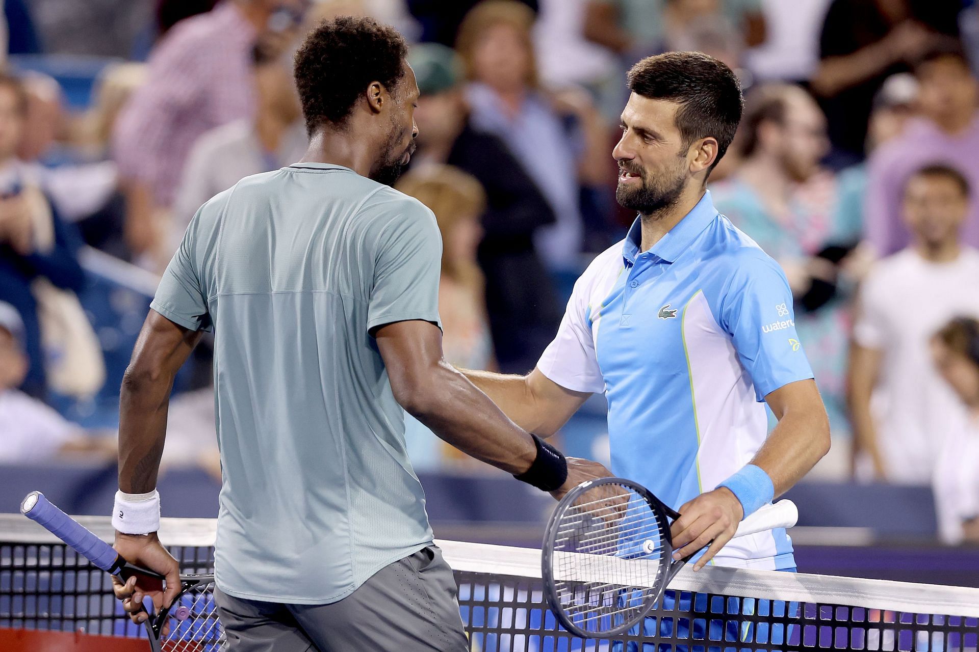 The Serb and the Frenchman at the Cincinnati Open