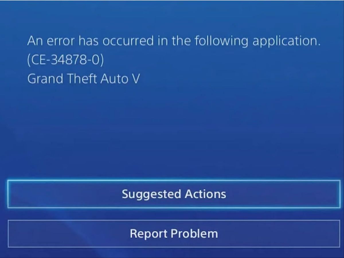 From Tekken 7 to GTA V, this error code occurs only on PS4(Image via Sony)