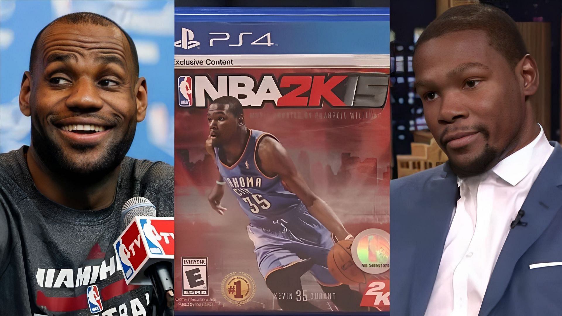 Kevin Durant once had an embarrassing moment, revealing he played as LeBron James in NBA 2K15